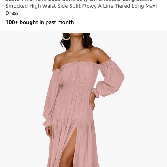 Zesica Boho off shoulder dress - Picture 5 of 10